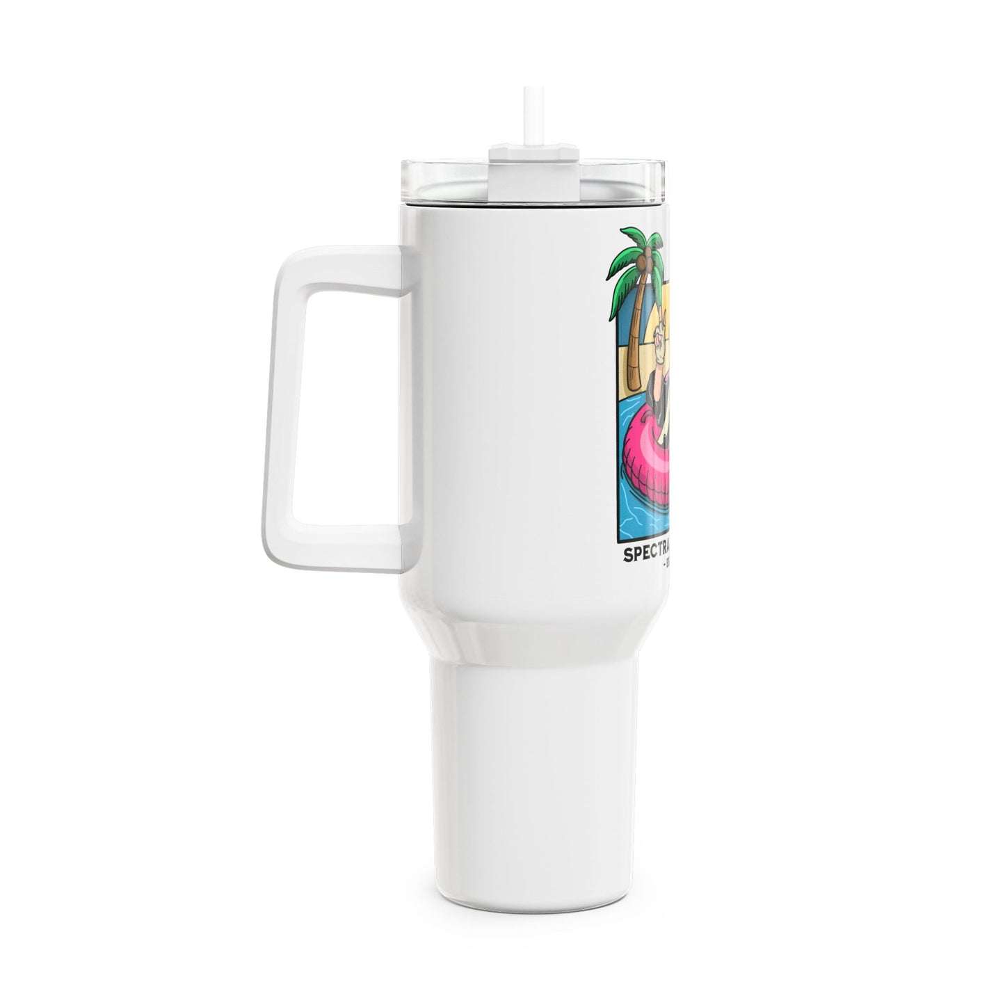 40oz Tumbler - Art the Clown Summerween Drink Cup