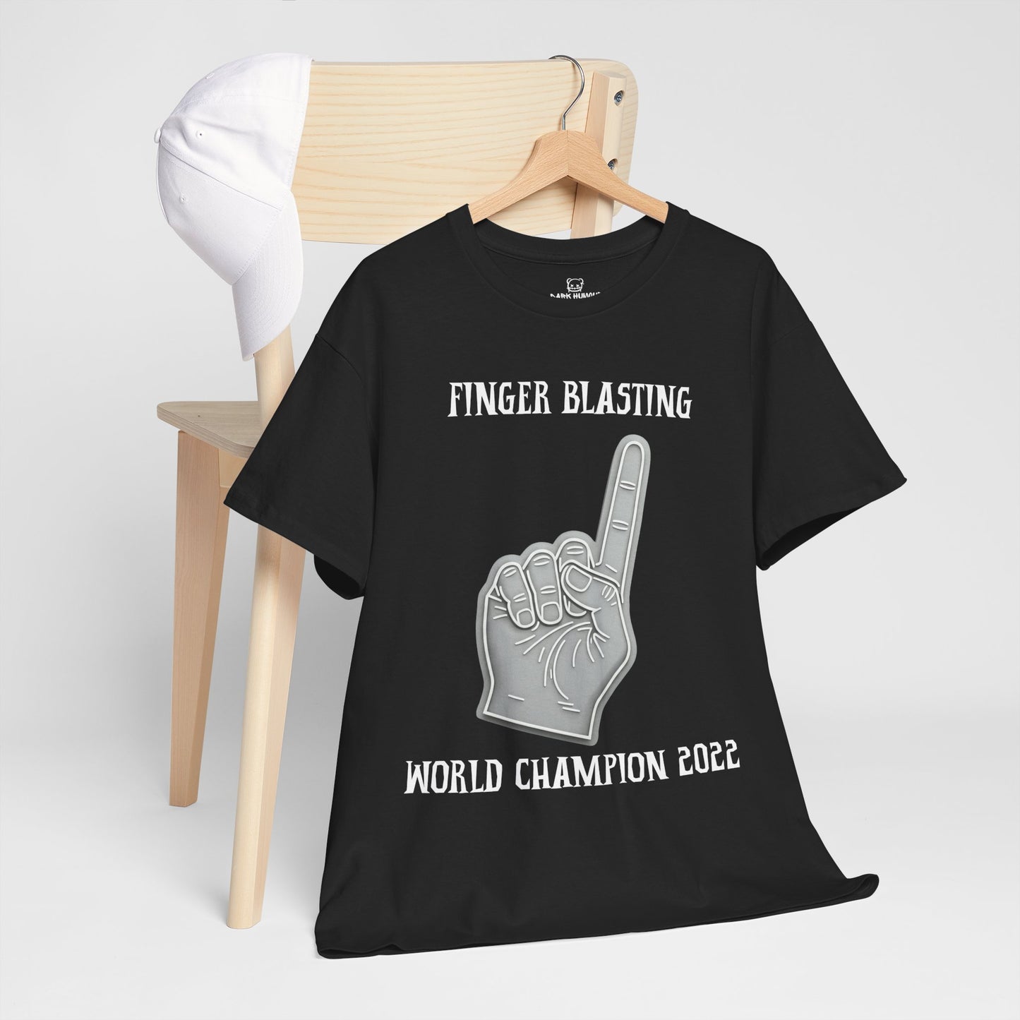 Funny Tee: Fingerblasting World Champion 2022 T-Shirt