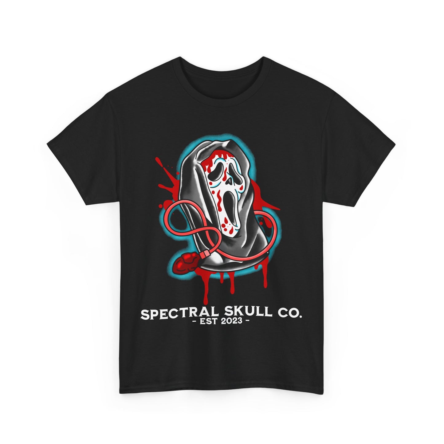 Halloween Scream Mask Ghostface Tee Shirt