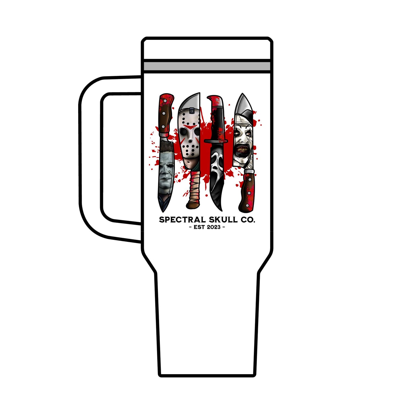40oz Maxi Cup - Killers Knives V2 (Stanley Cup Style)