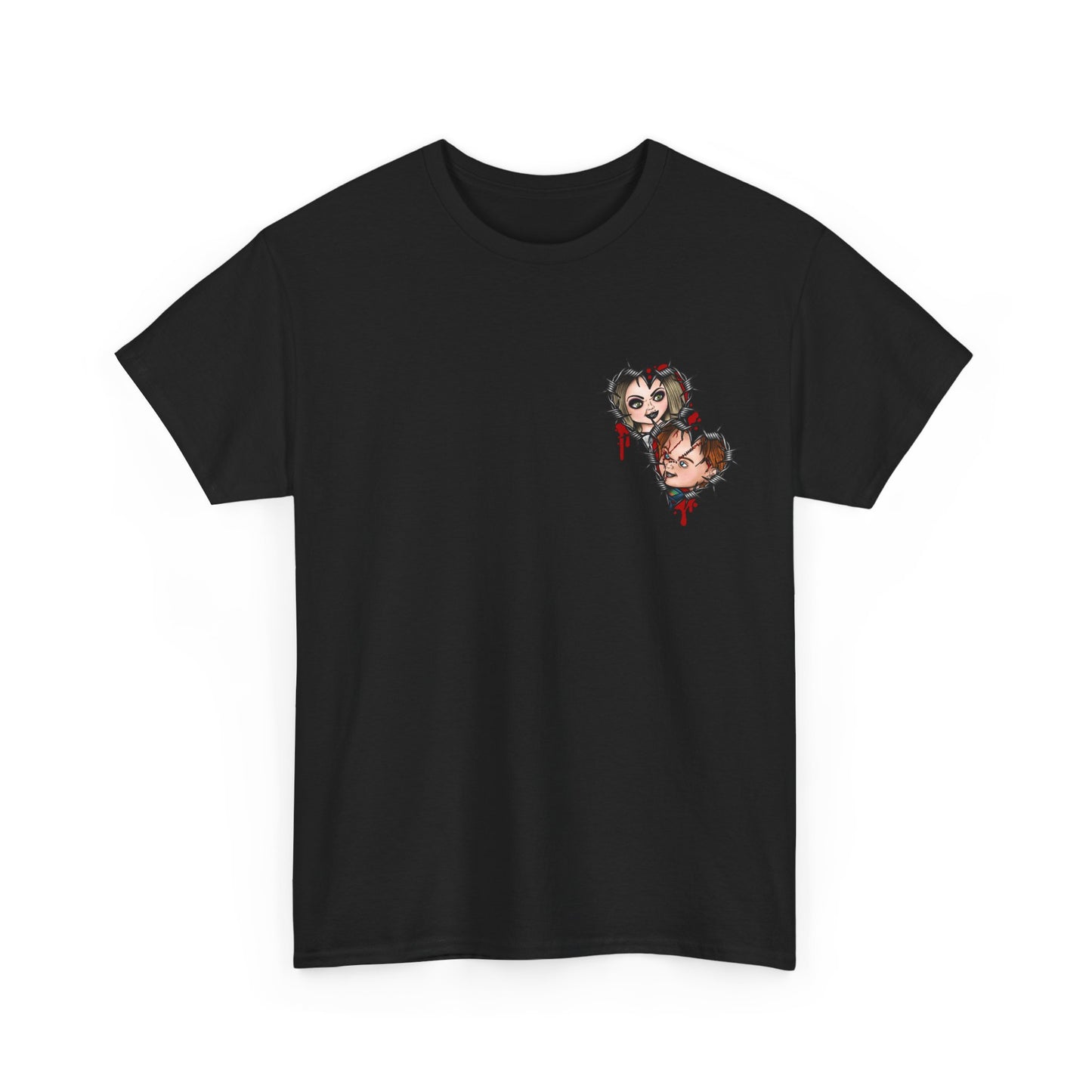 Chucky and Tiffany Child's Play Tee (front and back print)