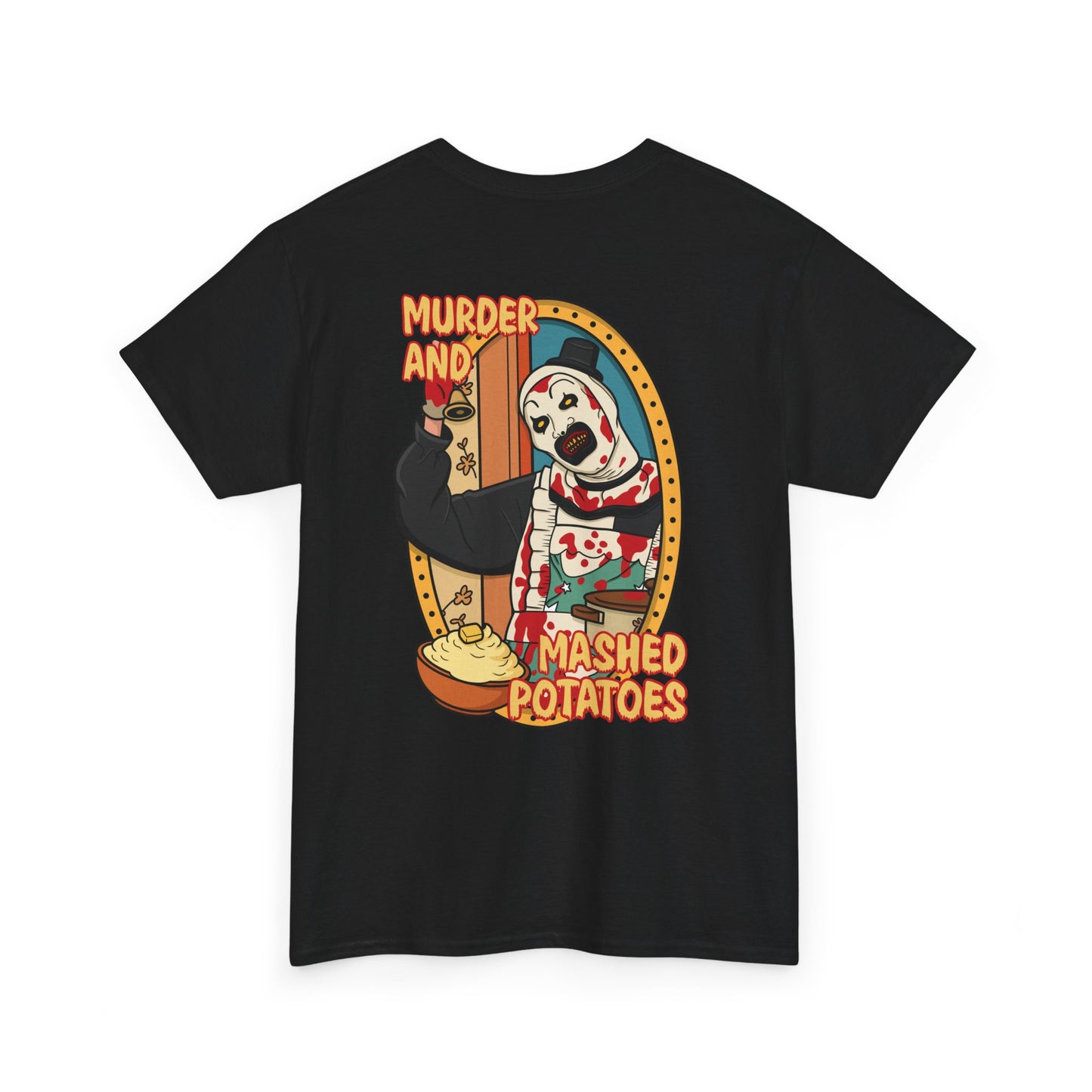 Horror Movie Unisex Tee - Art the Clown Terrifier Back Print