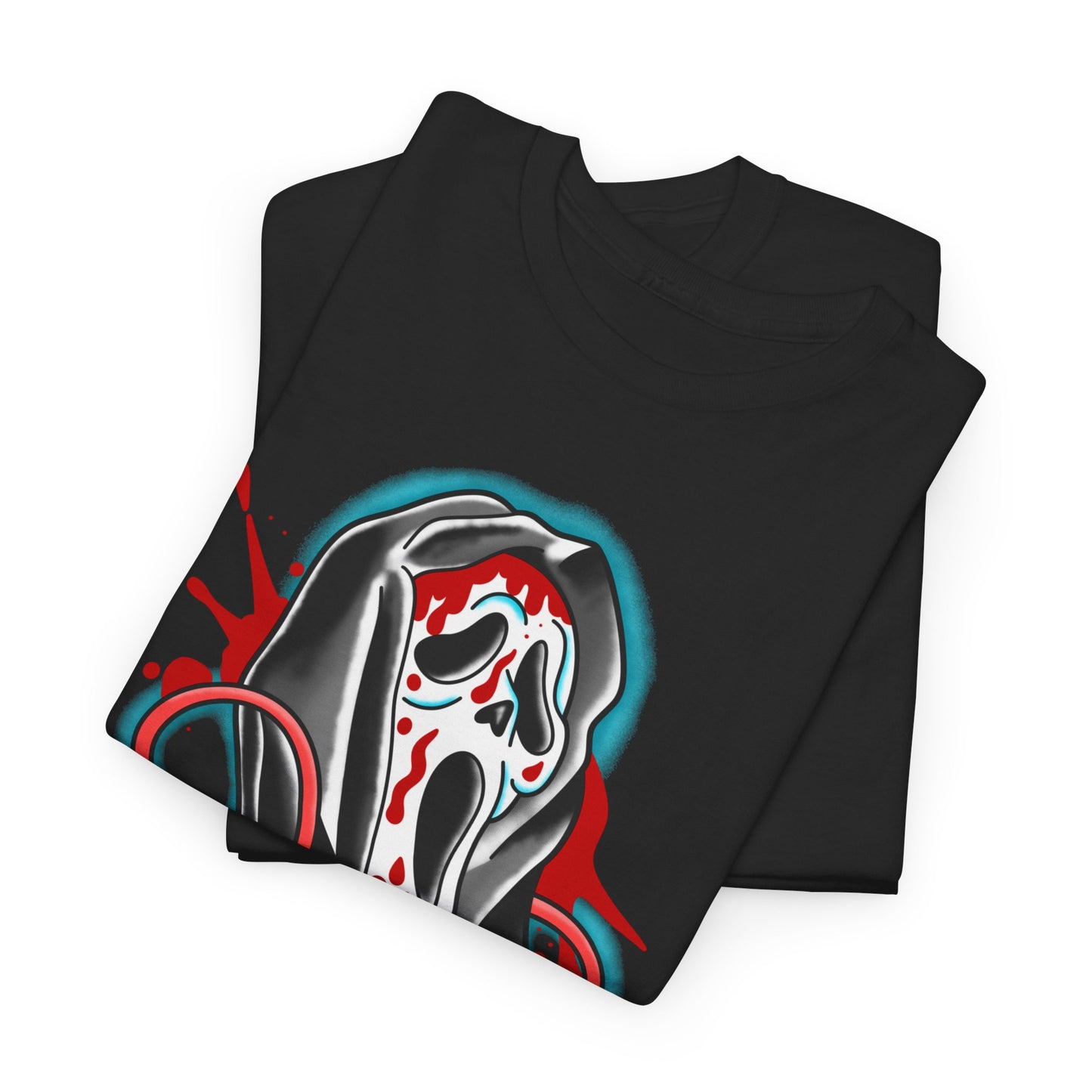 Halloween Scream Mask Ghostface Tee Shirt