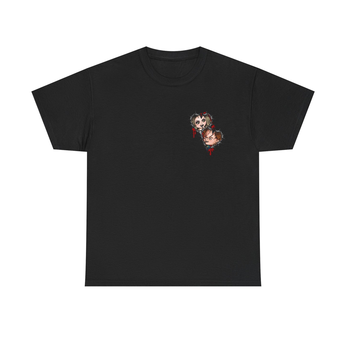 Chucky and Tiffany Child's Play Tee (front and back print)