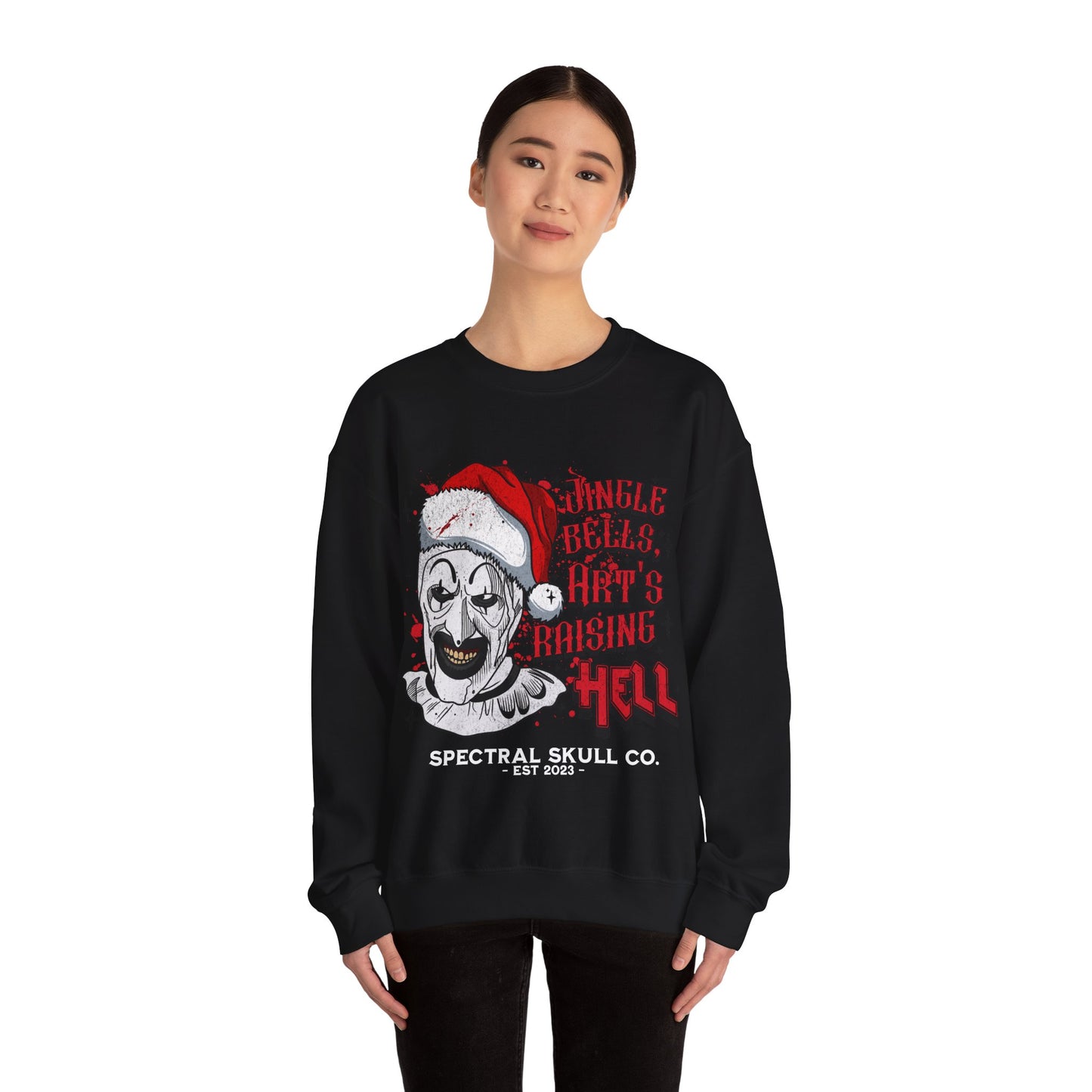 Horror Christmas Jumper - Art Raising Hell