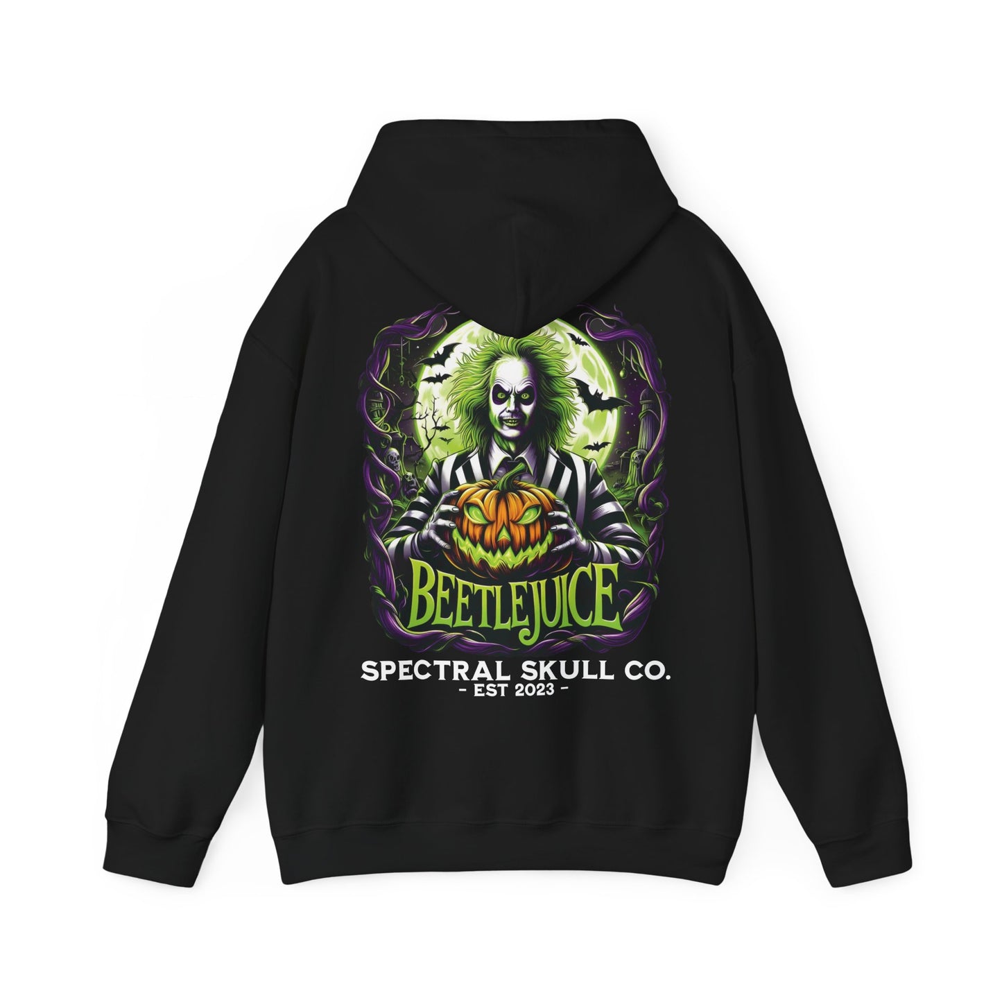 Beetlejuice Pumpkin Halloween Hoodie