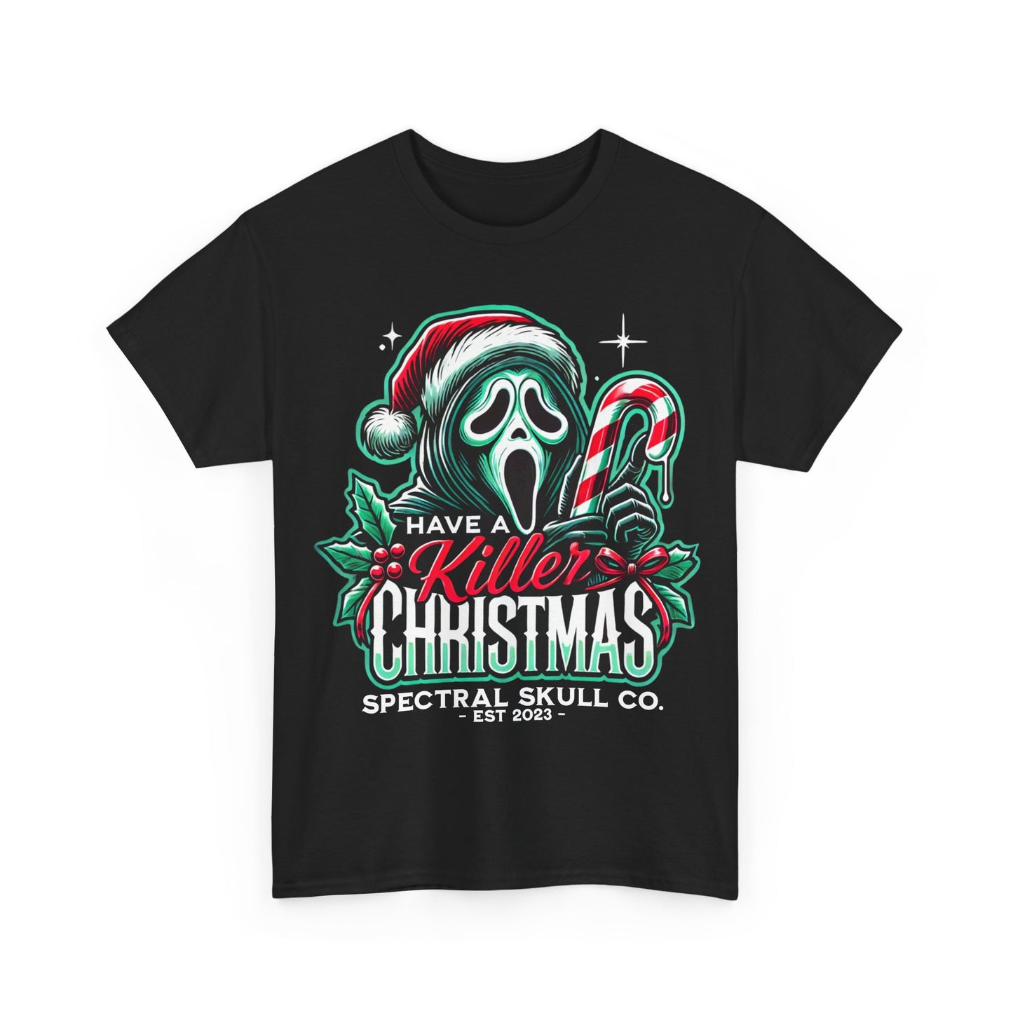 Ghostface Killer Christmas Horror T-shirt