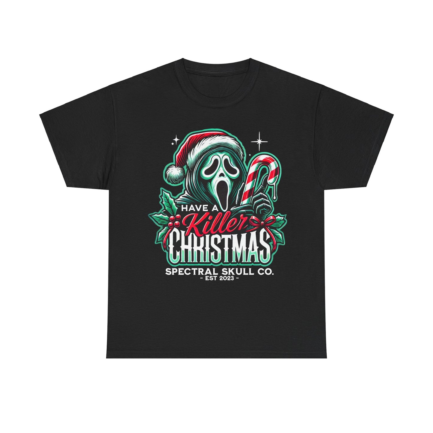 Ghostface Killer Christmas Horror T-shirt