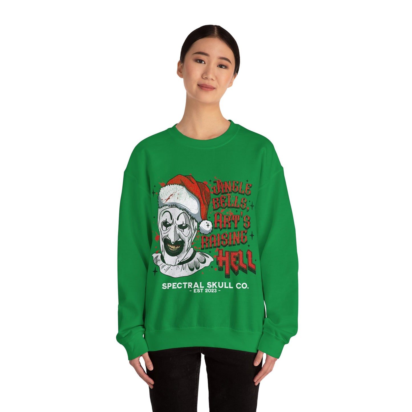 Horror Christmas Jumper - Art Raising Hell