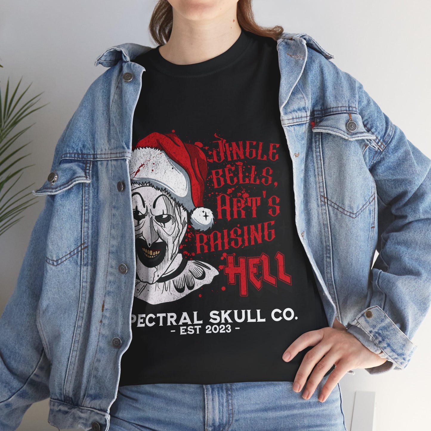 Terrifier Jingle Bells Christmas Horror T-shirt