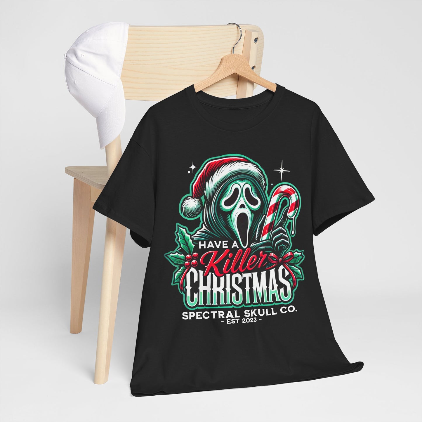 Ghostface Killer Christmas Horror T-shirt