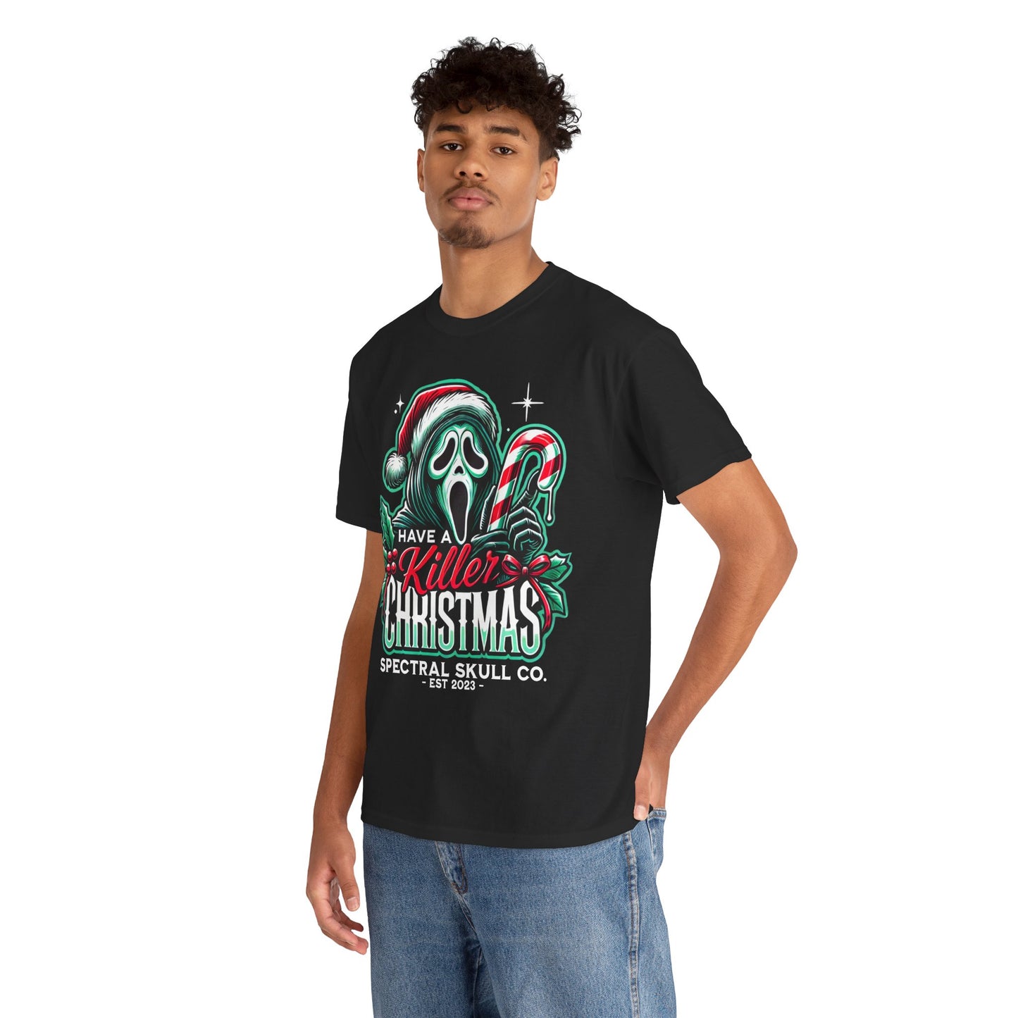 Ghostface Killer Christmas Horror T-shirt