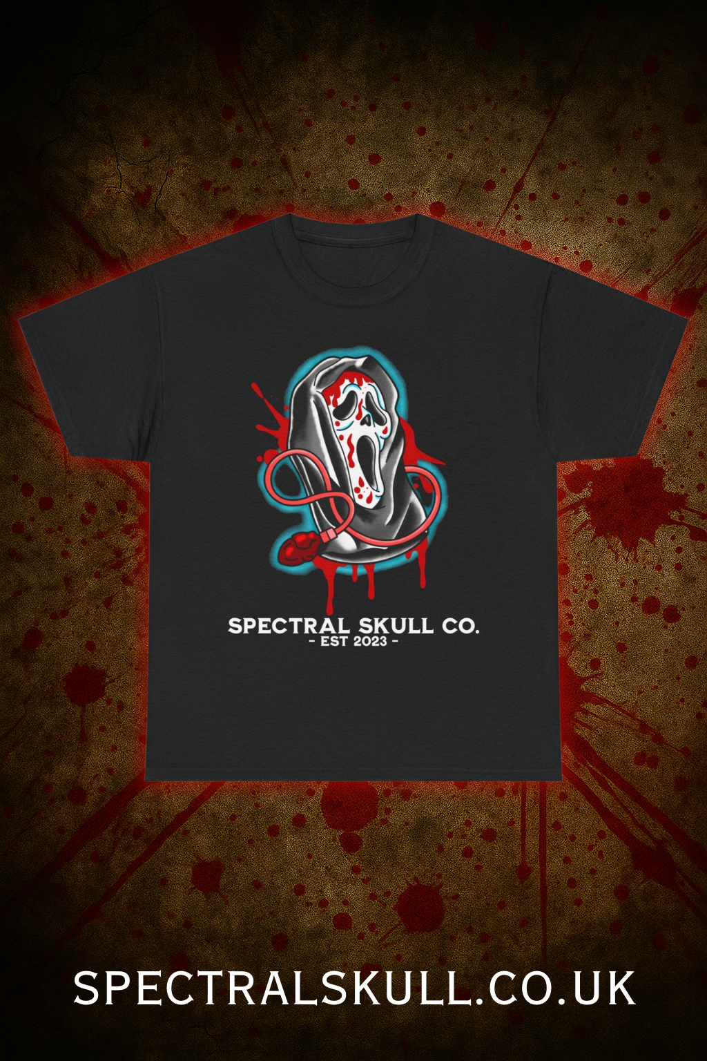 Halloween Scream Mask Ghostface Tee Shirt